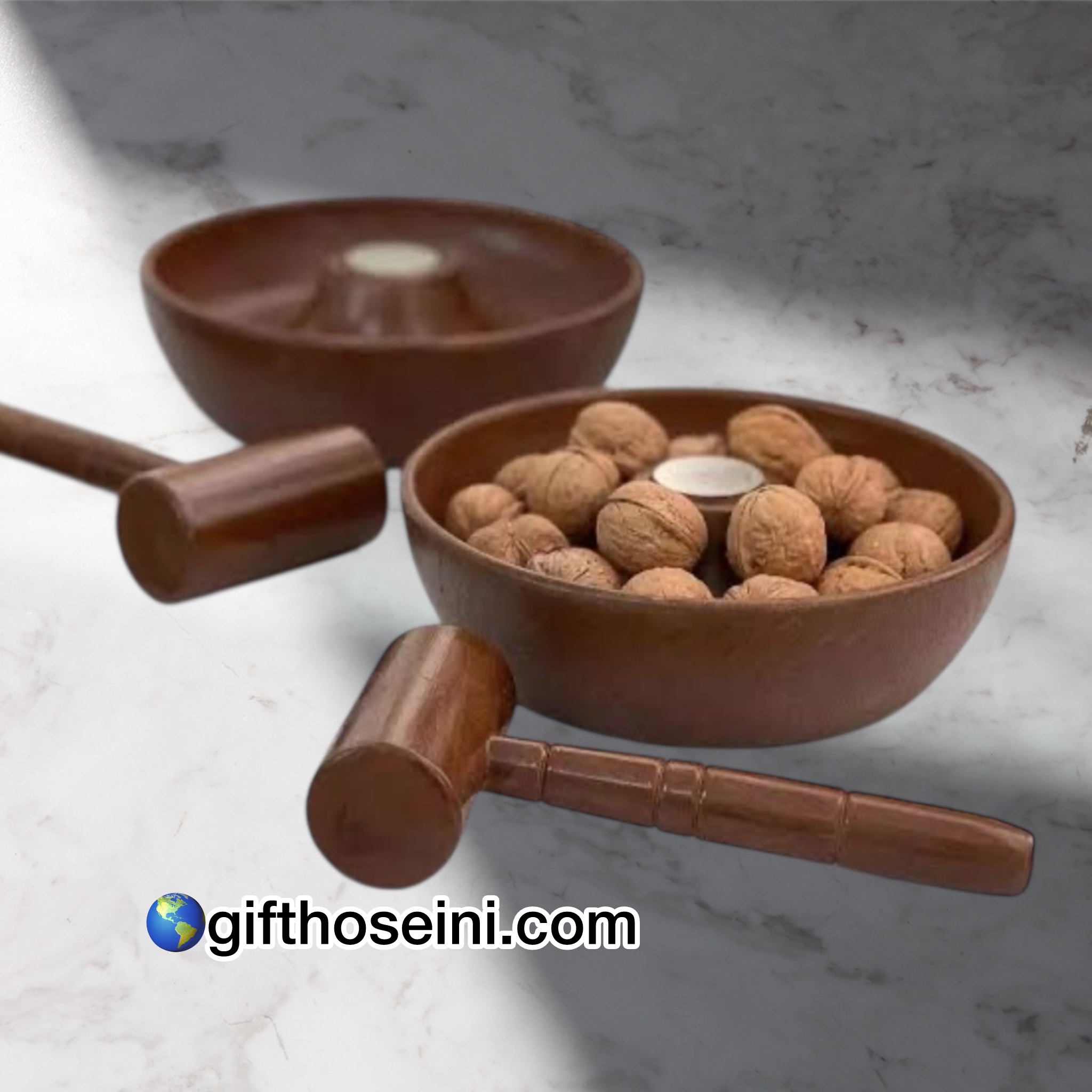 گردو شکن طرح چوب