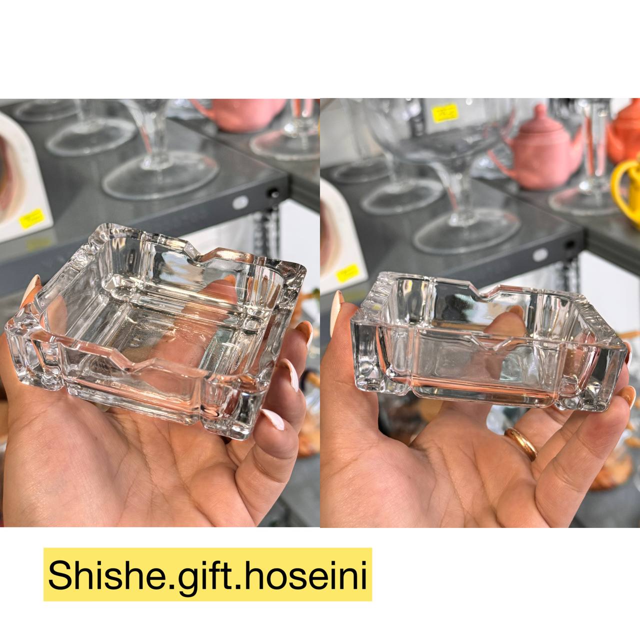 زیر سیگاری شیشه ای